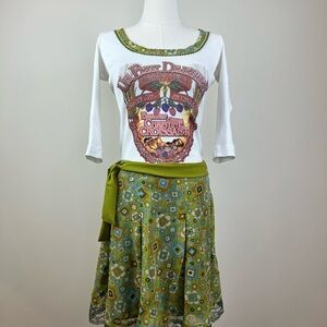 Vintage D&G “Chez Christine Croissant” Skirt Set – SS1999